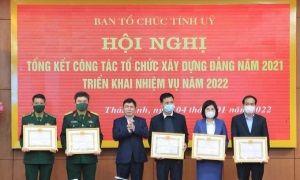 Ban Tổ chức Tỉnh ủy Thái Bình: Làm tốt công tác tham mưu về xây dựng Đảng